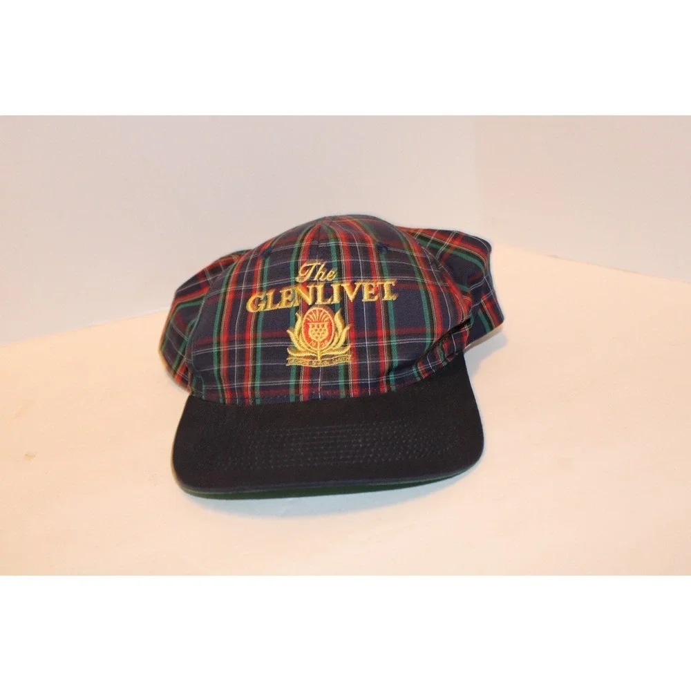 The Glenlivet Plaid Baseball Cap Vintage Snap Back Hat